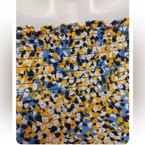 Michael Kors Off The Shoulder Floral Blouse Size Small - Picture 3 of 6